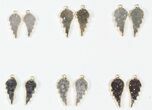 Lot: Amethyst Slice Pendants/Earrings - Pairs #84096-2
